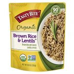 Tasty Bite Organic Brown Rice Lentils 8.8 Oz