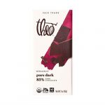 Theo Organic 85% Dark Chocolate Pure 3 Oz