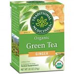 Traditional Medicinals Organic Green Tea With Ginger Herbal Tea 16 Bags 0.85 Oz