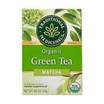 Traditional Medicinals Organic Matacha Green Herbal Tea 16 Bags 0.85 Oz