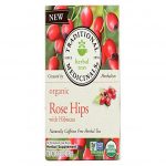 Traditional Medicinals Organic Rose Hips Hibiscus Herbal Tea 16 Bags 1.13 Oz