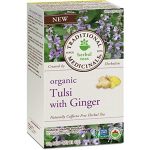 Traditional Medicinals Organic Tulsi With Ginger Herbal Tea 16 Bags 1.13 Oz