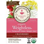 Traditional Medicinals Organic Weightless Cranberry Herbal Tea 16 Bags 0.85 Oz