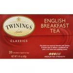 Twinings English Breakfast Medium Tea 20 Bags 1.41 Oz