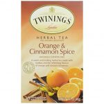 Twinings Orange & Cinnamon Spice Herbal Tea 20 Bags 1.41 Oz