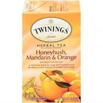 Twinings Honeybrush Mandarin & Orange Herbal Tea 20 Bags 1.41 Oz