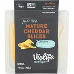 Violife Vegan Just Like Mature Cheddar 10 Slices 7.05 Oz