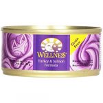 Wellness Cat Food Pate Turkey & Salmon 5.5 Oz