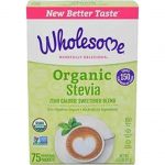Wholesome Organic Stevia 75 Packets 2.65 Oz