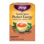 Yogi Organic Vanilla Spice Perfect Energy Herbal Tea 16 Bags 1.12 Oz