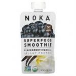 Noka Superfood Smoothie Organic Blackberry Vanilla 4.22 Oz