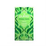 Pukka Organic Herbal Tea Three Mint 20 Bags 1.12 Oz