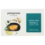 Patagonia Provisions Lemon Herb Mussels In Olive Oil And Broth 4.2 Oz