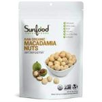 Sunfood Superfoods Raw Organic Macadamia Nuts 8 Oz