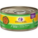 Wellness Cat Food Pate Turkey Dinner Smooth Loaf 5.5 Oz