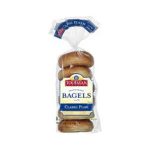 Toufayan Bagels Classic Plain 6 Count 20 Oz