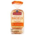 Toufayan Bagels Everything 6 Count 20 Oz